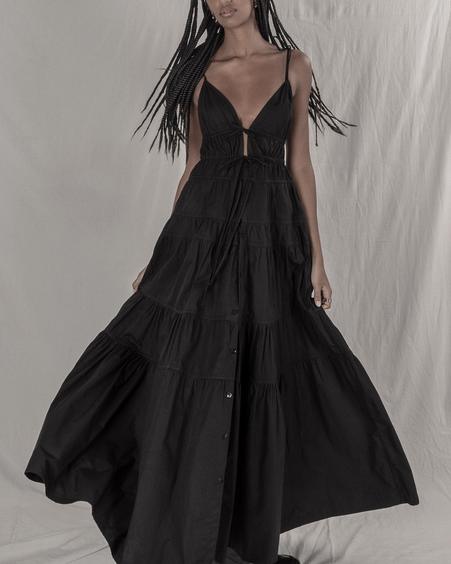 AMAL DRESS - BLACK