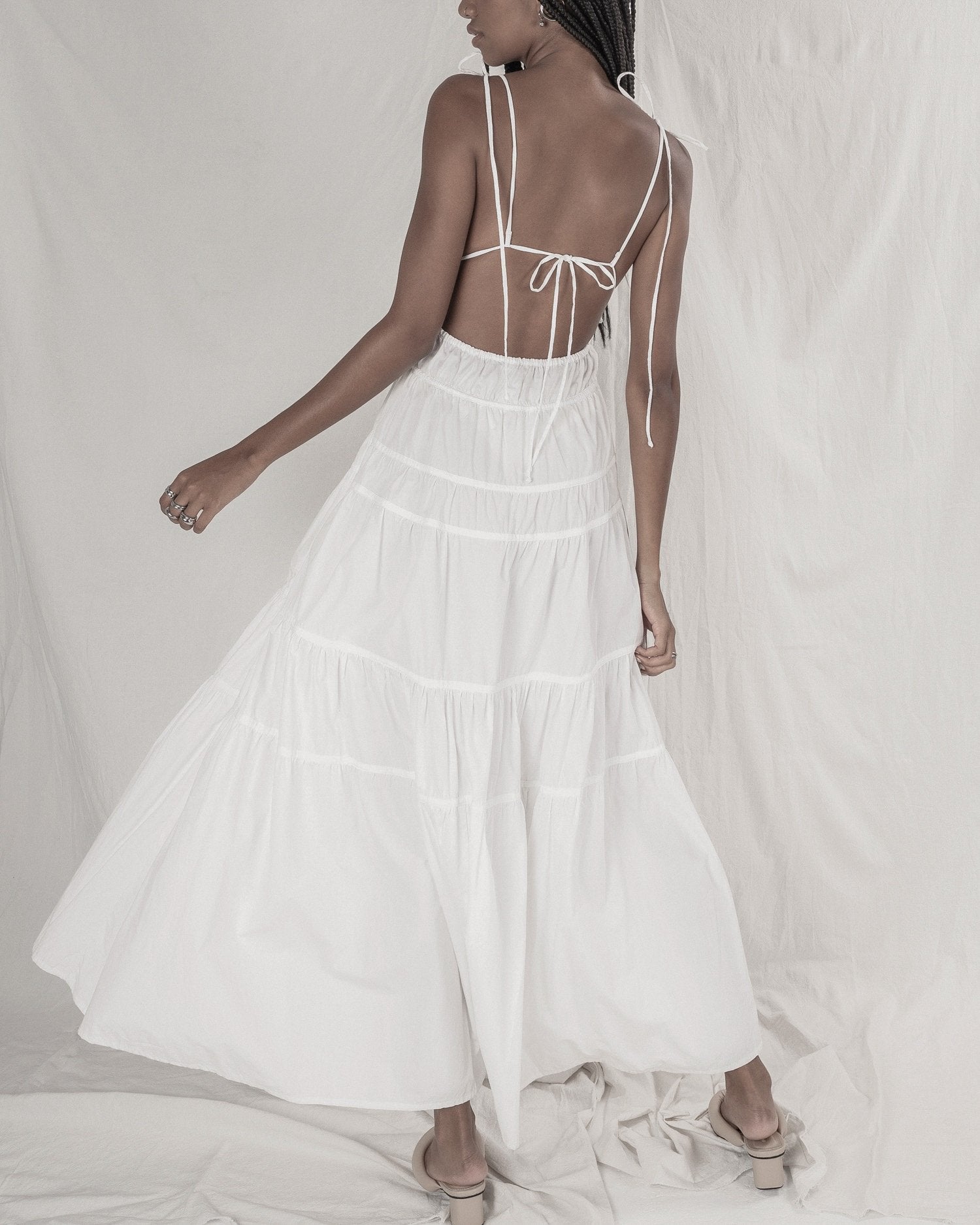 AMAL DRESS - WHITE